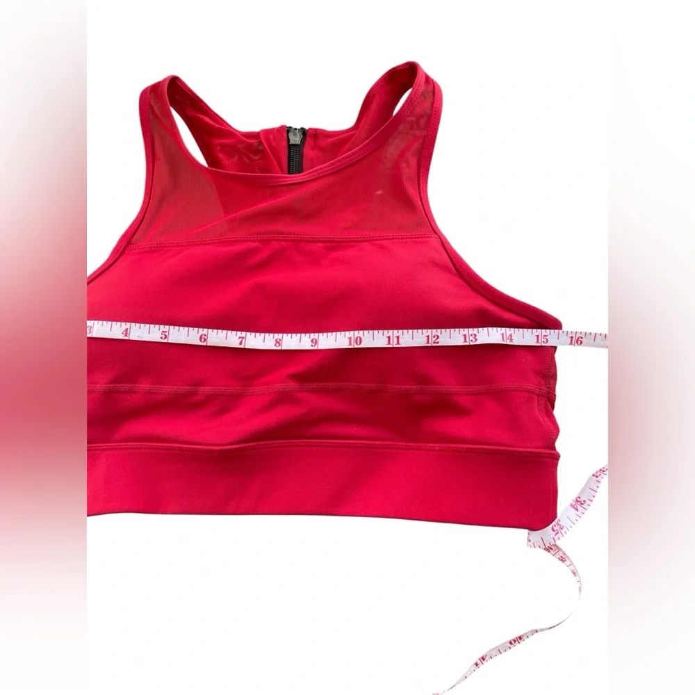 Vibrant Red Sports Bra